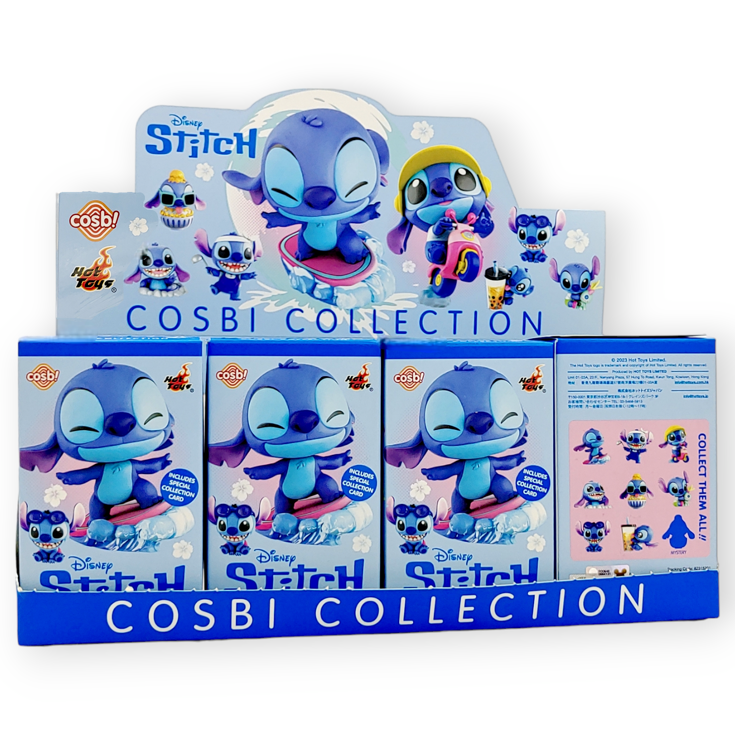 Hot Toy Cosbi《史迪仔Stitch》夏日狂歡8公仔套裝