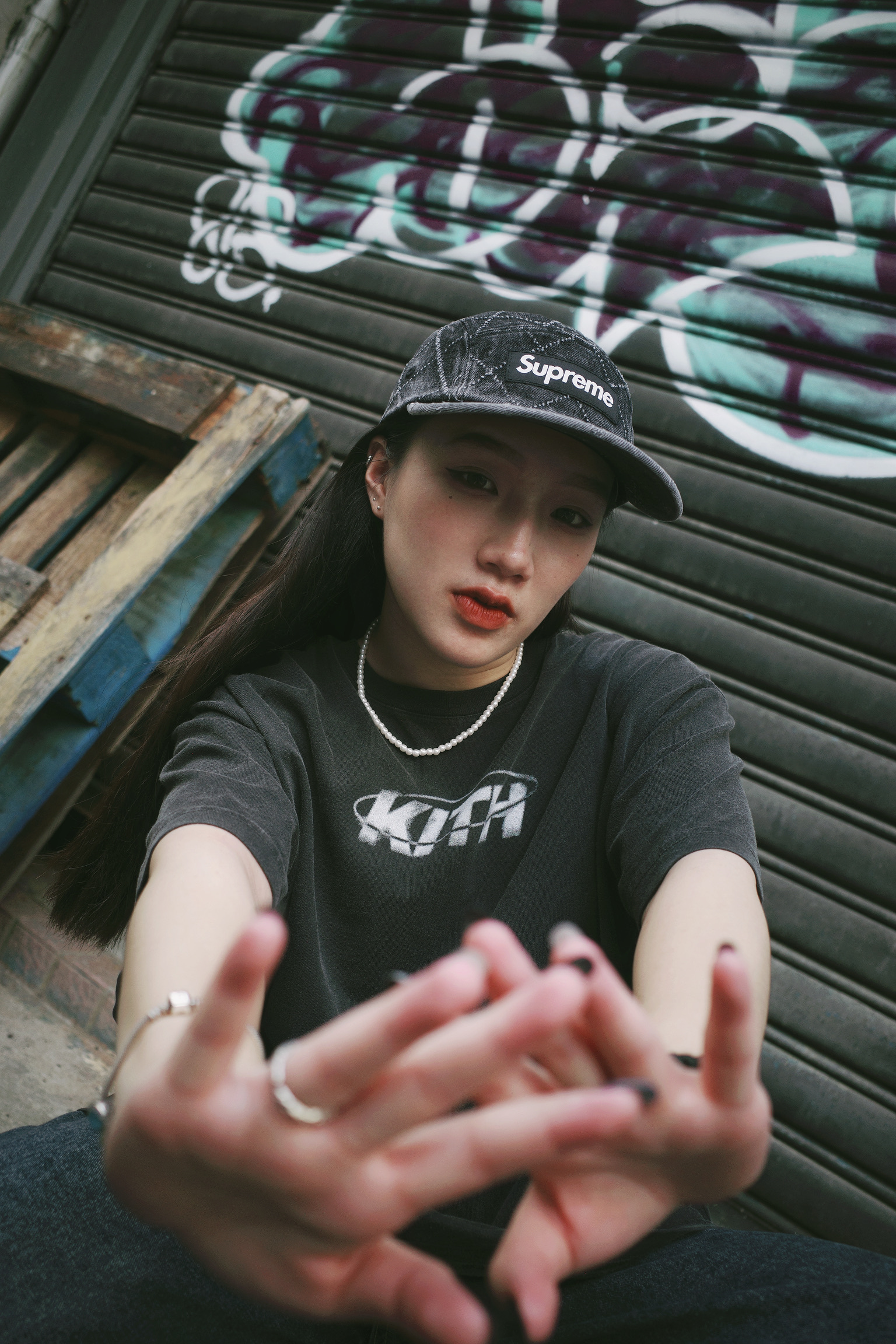 台北店限量專區㊙Kith Spiral Vintage Tee 復古舊洗短踢白