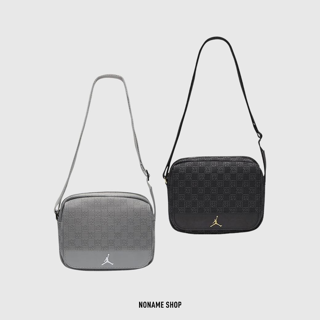 NIKE JORDAN MONOGRAM CROSSBODY 老花 側背包 兩色
