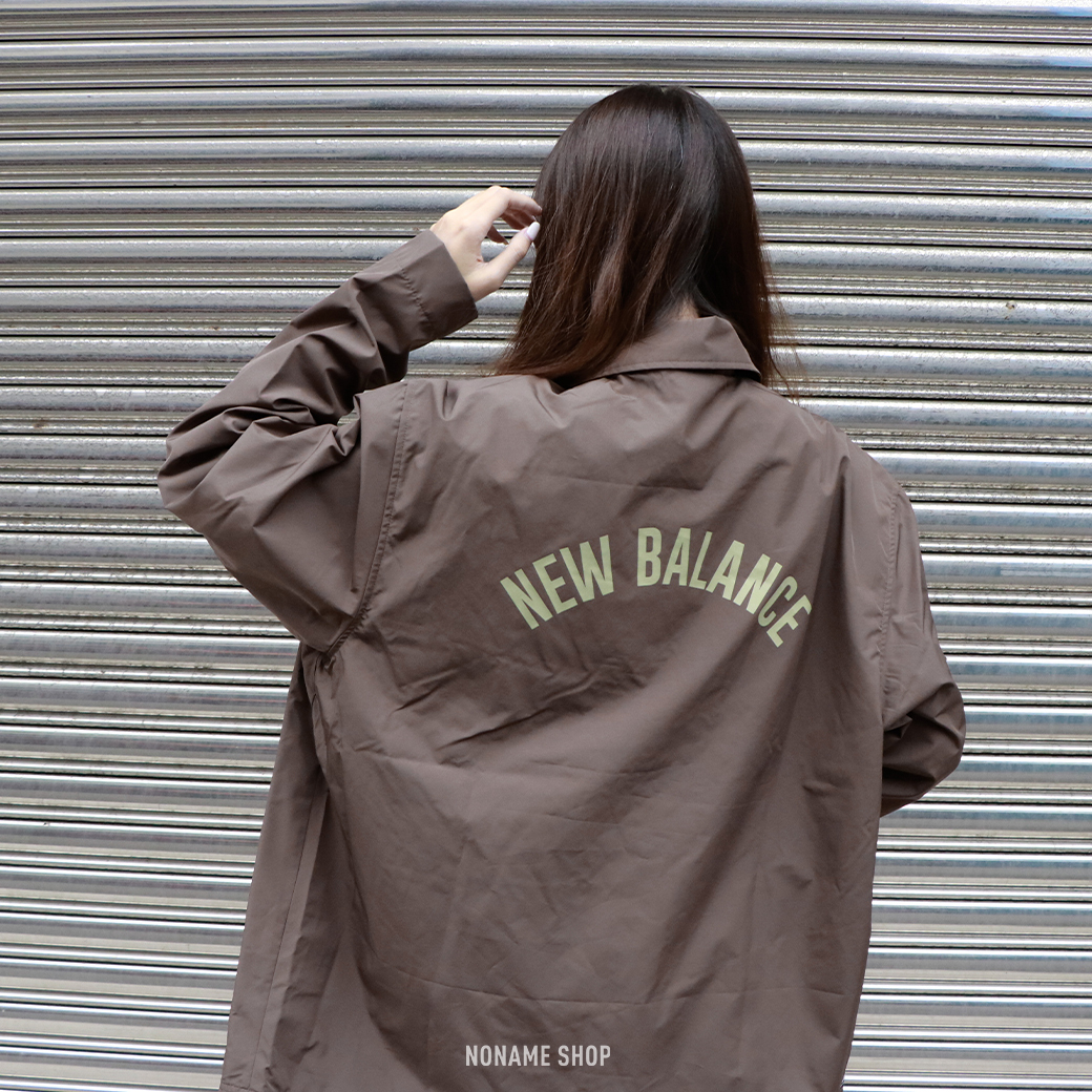 NEW BALANCE 風衣 教練外套 咖啡 (男款)