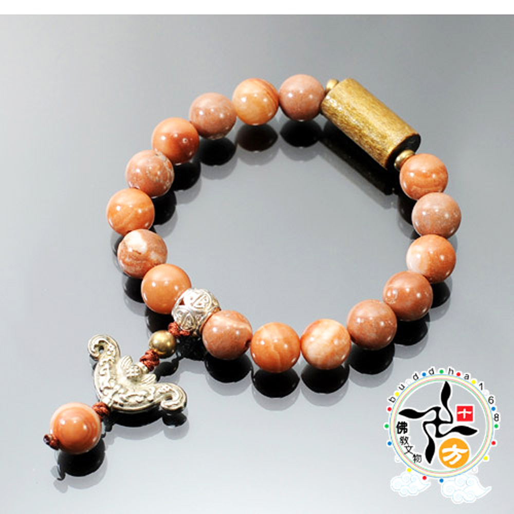 金珊瑚&元寶&龍宮羅漢手珠10mm【十方】129720