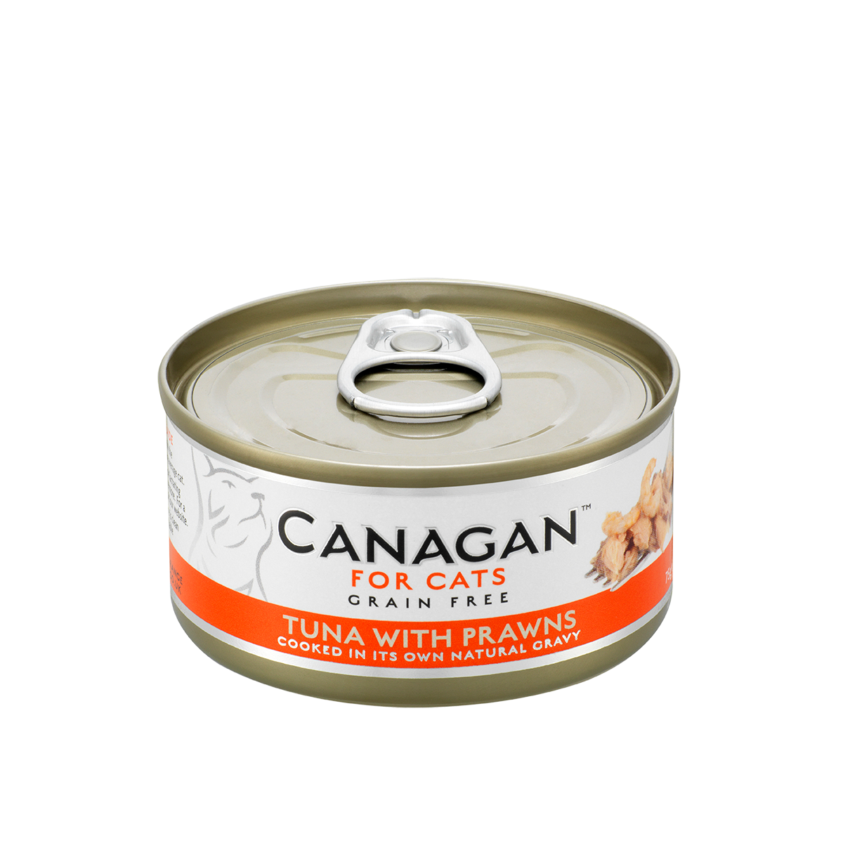Canagan 原之選 – 吞拿魚伴大蝦 Tuna with Prawns 75g ($600/48罐同款)