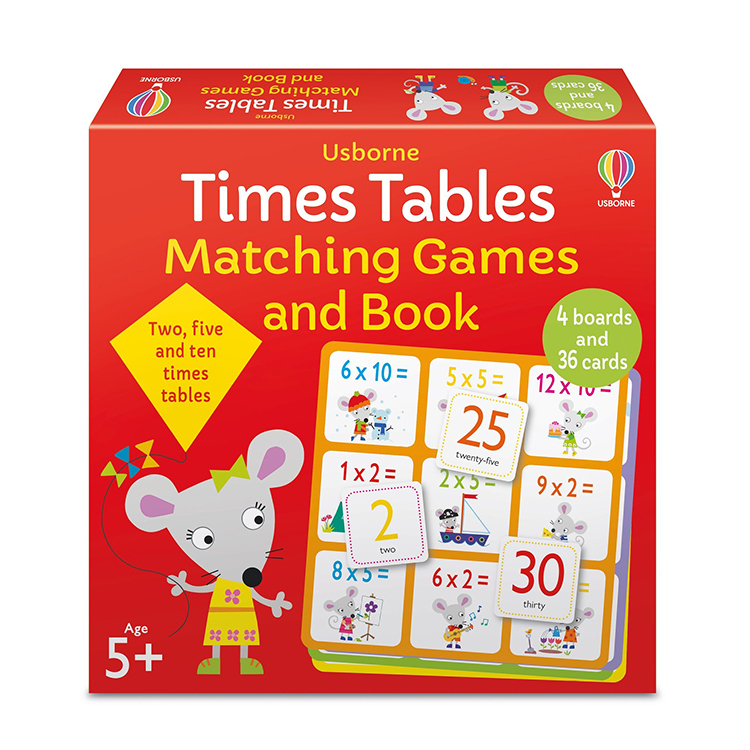 Times Tables Matching Games And Book