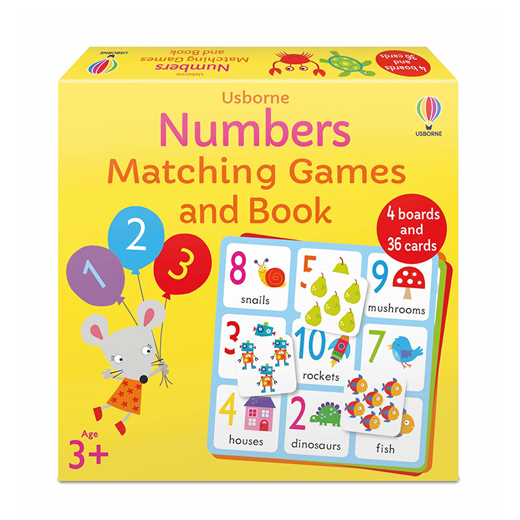 Numbers Matching Games And Book