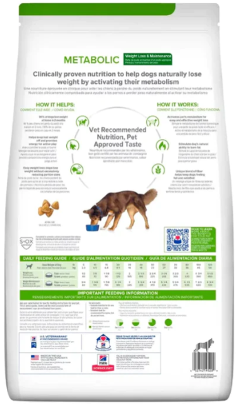 希爾思™處方食品 犬用Metabolic 肥胖基因代謝餐 3.5kg [訂貨需時5-7天］