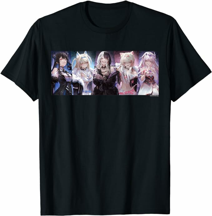 「官方代購」Hololive English -Advent- Halloween 2023 T-Shirt (黑/白) (定期訂購)