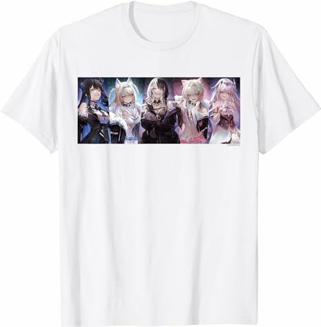 「官方代購」Hololive English -Advent- Halloween 2023 T-Shirt (黑/白) (定期訂購)