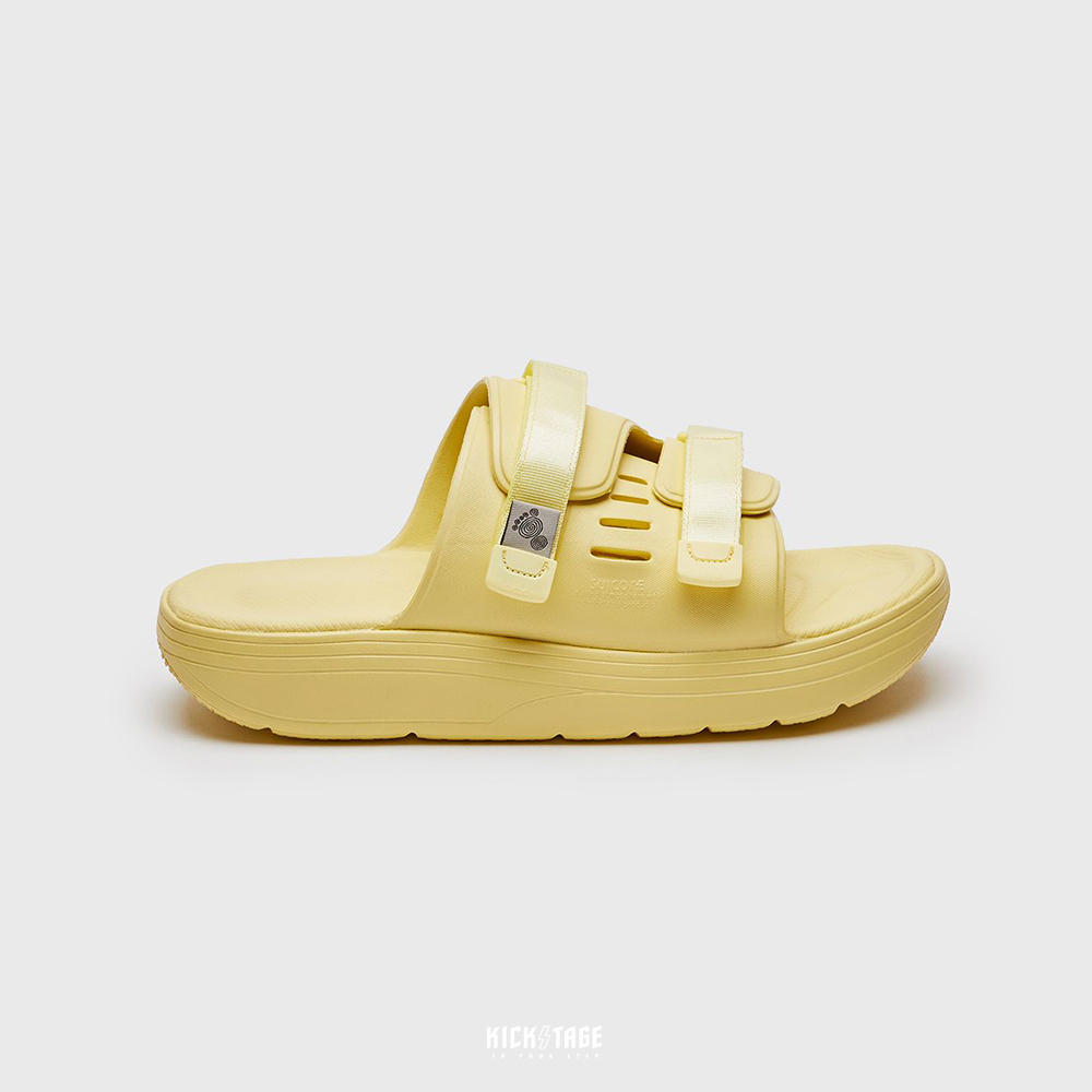 [出清商品售出無退換] SUICOKE URICH - Lemon 萊姆黃 魔鬼氈 日系 厚底 防水拖鞋【SK23INJ01LM】