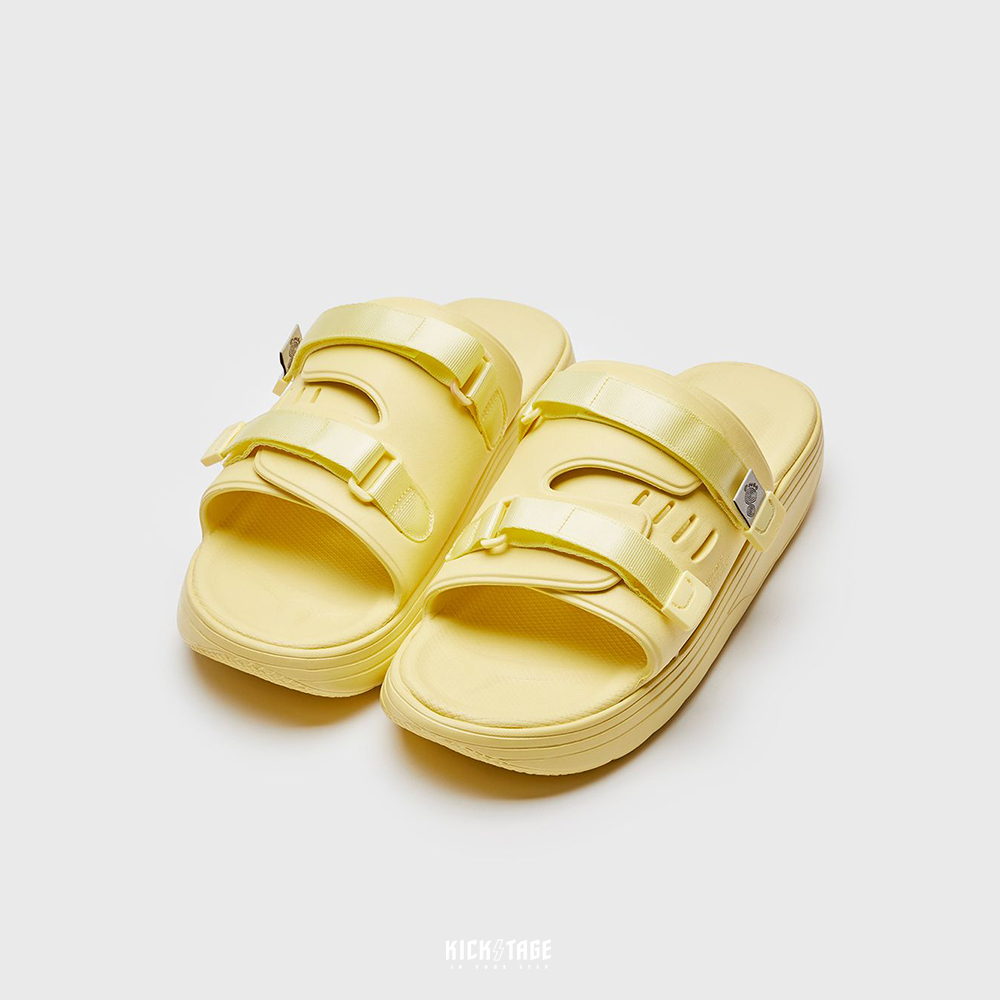 [出清商品售出無退換] SUICOKE URICH - Lemon 萊姆黃 魔鬼氈 日系 厚底 防水拖鞋【SK23INJ01LM】
