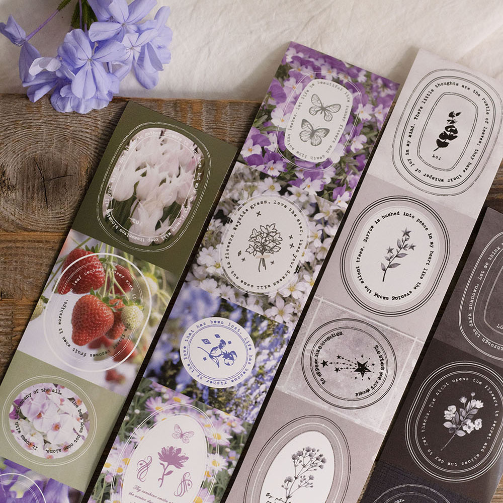 樂意Loi．漂花集 5cm割型紙膠帶 <整捲/分裝>