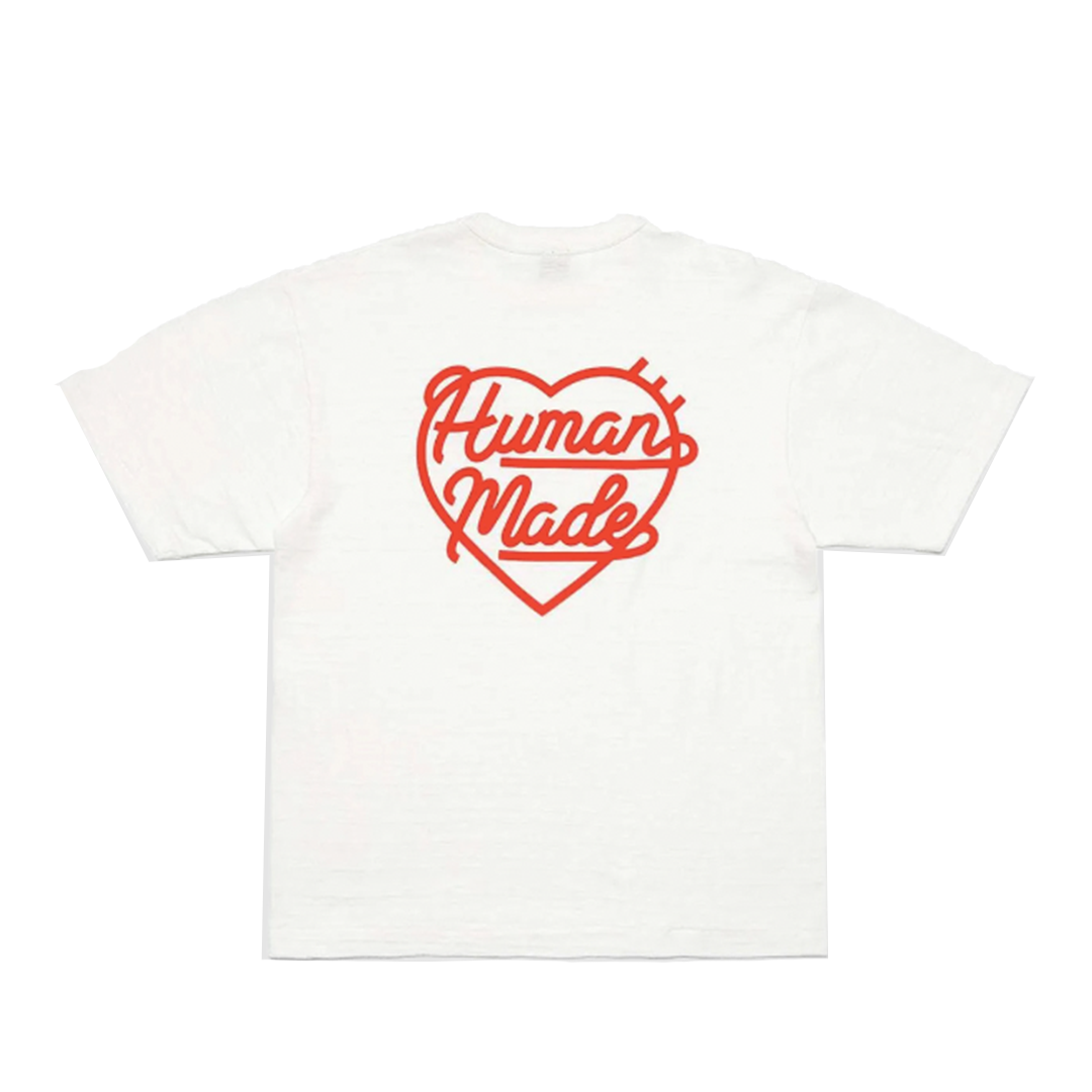 HUMAN MADE HEART BADGE TEE 電繡愛心短T HM26CS002