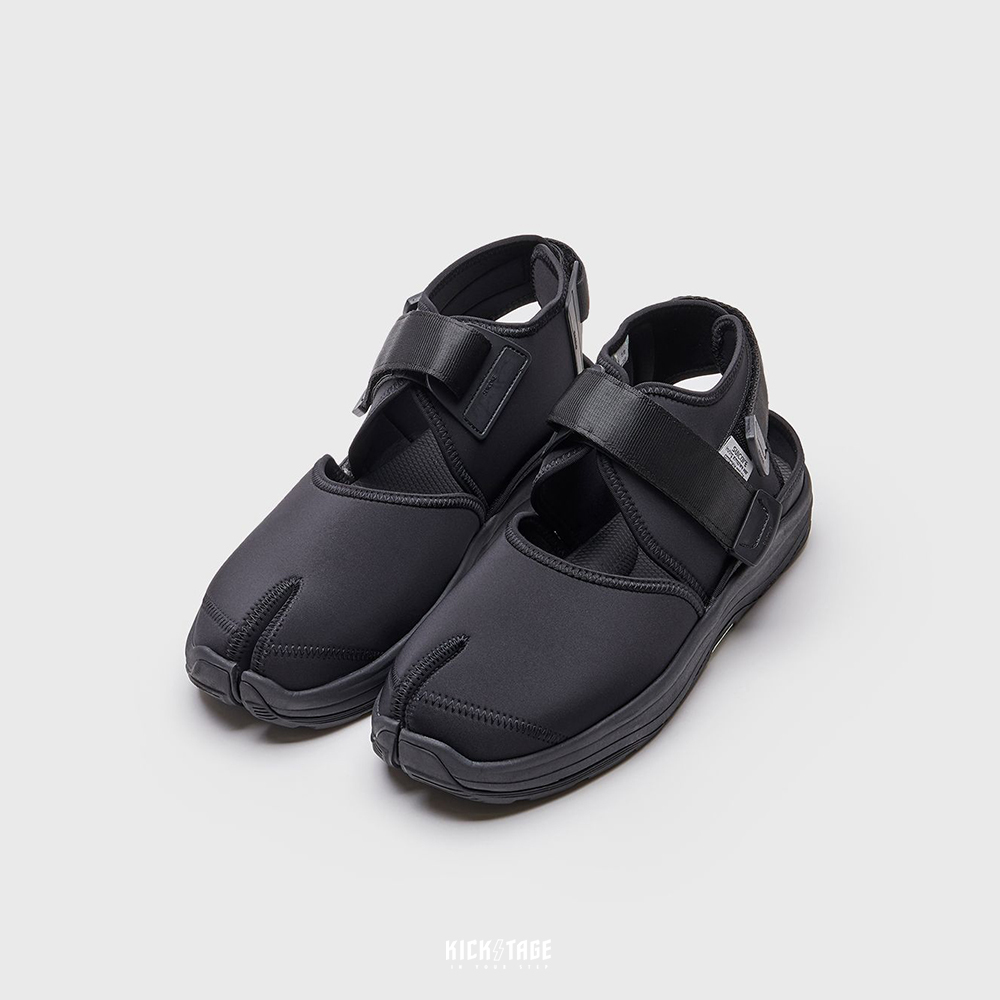 [出清商品售出無退換]  SUICOKE UNBITA-ab - Black 黑色 分趾鞋 忍者鞋 包頭涼鞋【SK23286ABBK】