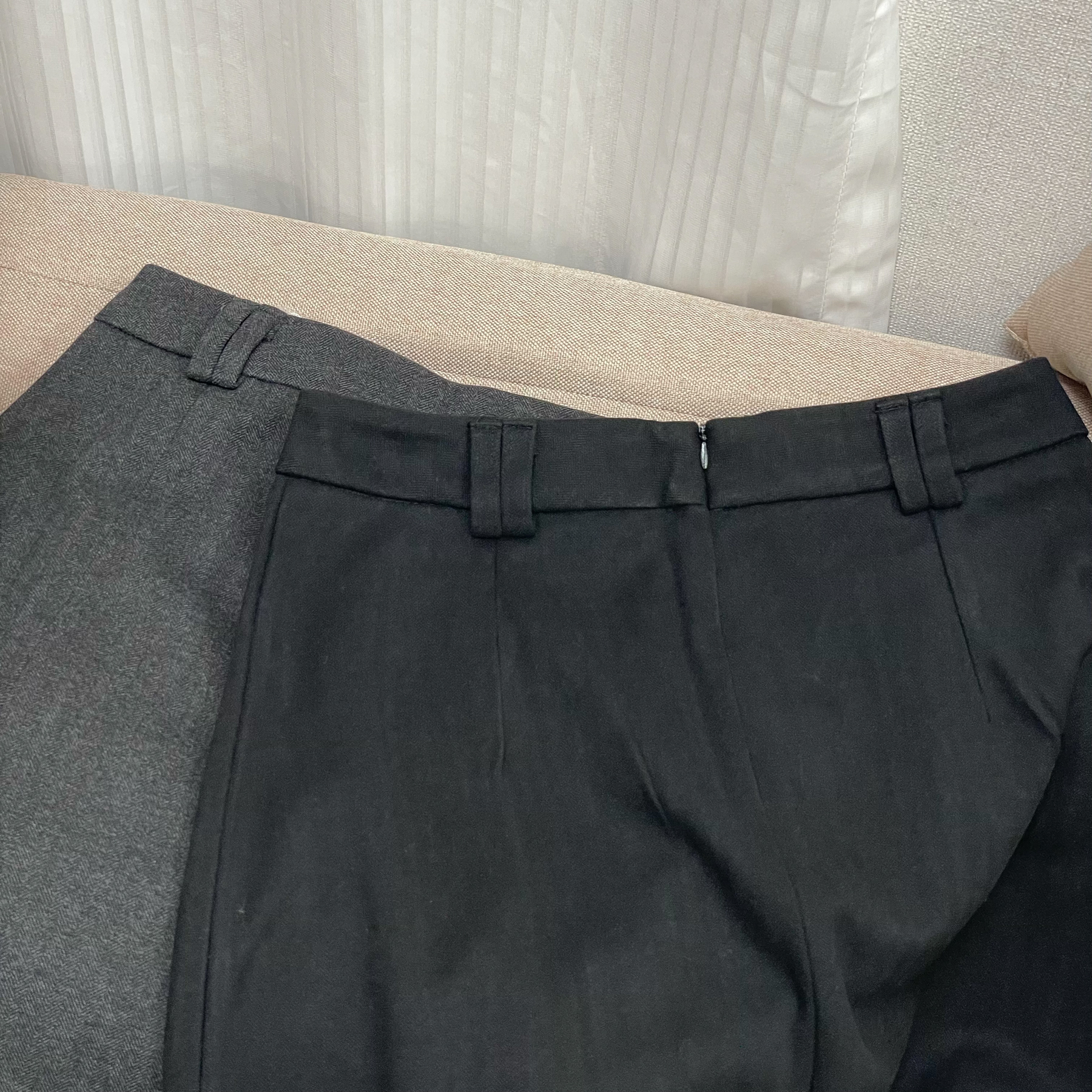 |現貨|𝑙𝑎𝑑𝑦.輕熟風| 氣質秋冬高腰毛呢長裙,附皮帶(S-L)