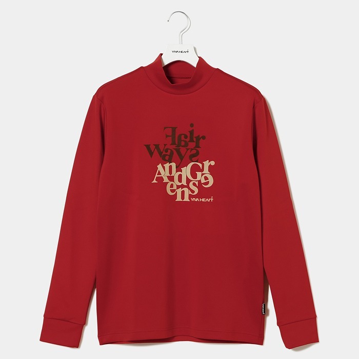 男士-彈力長袖高領衫