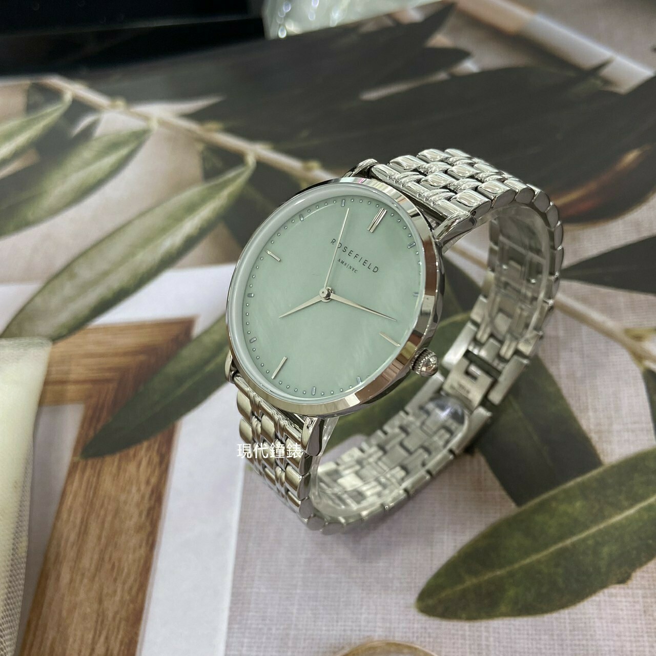 【ROSEFIELD】簡約優雅珍珠母貝女錶 UGSSS-U38 33mm 現代鐘錶