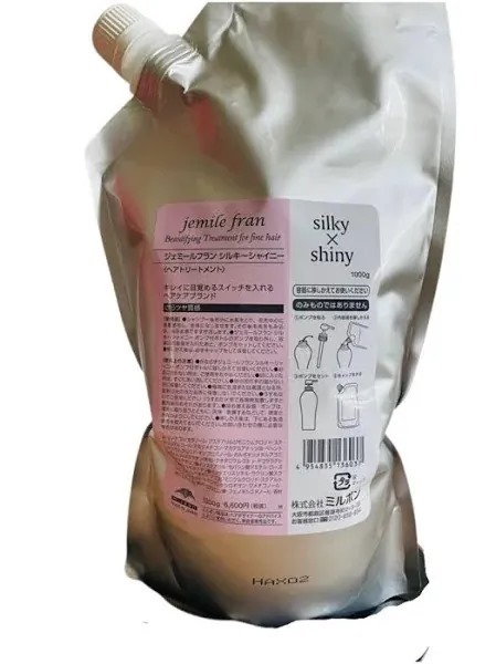 Milbon - Jemile Fran Beautifying 柔順亮澤護髮素 (纖幼髮質) 1000ml