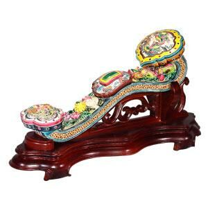 交趾陶｜龍鳳如意