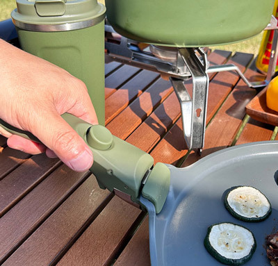 【仙德曼】露營鍋具組-不沾煎烤盤系列