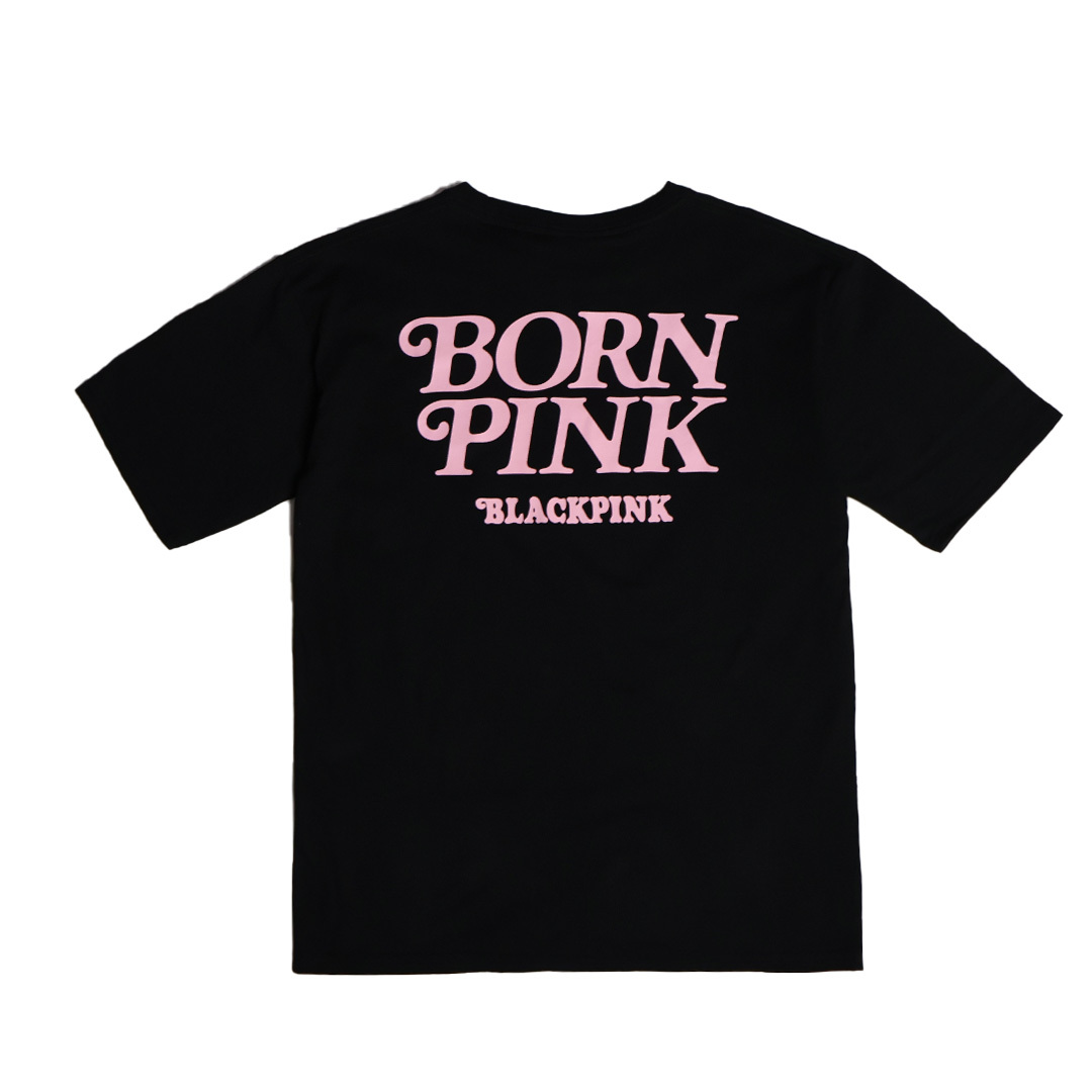 BLACKPINK VERDY BORN PINK GIRLS DON'T CRY 短T 黑色 聯名 限定 現貨