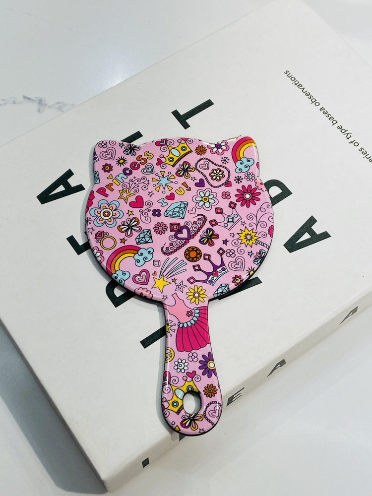 『GD』 手繪動物風貓咪手拿鏡