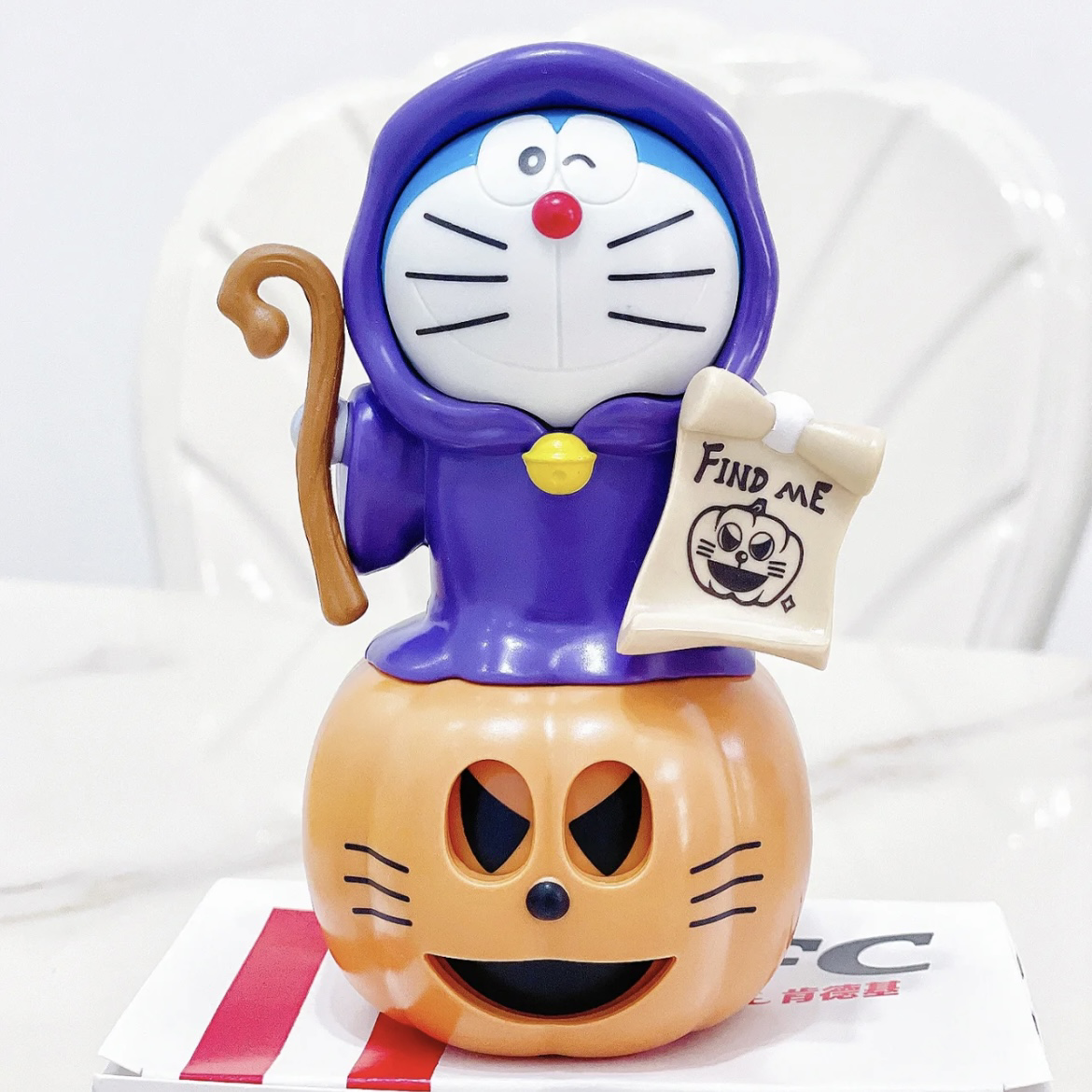 正版授權 KFC x 哆啦A夢 萬聖節限定玩具