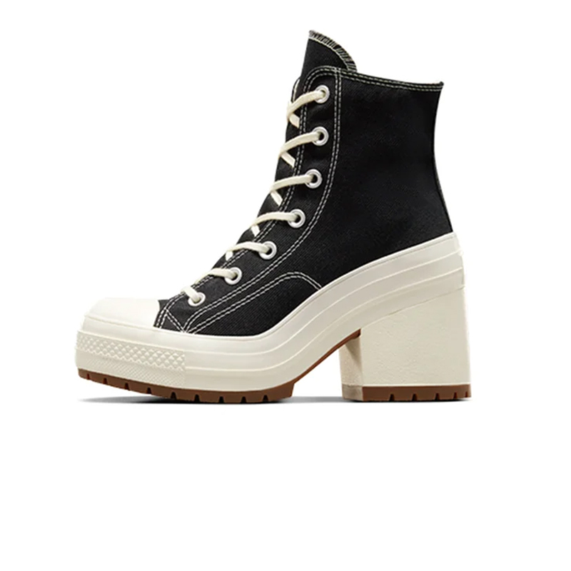 CONVERSE CHUCK 70 DE LUXE HEEL 高筒 高跟鞋 厚底 黑色 男女段 A05347C [台灣現貨]