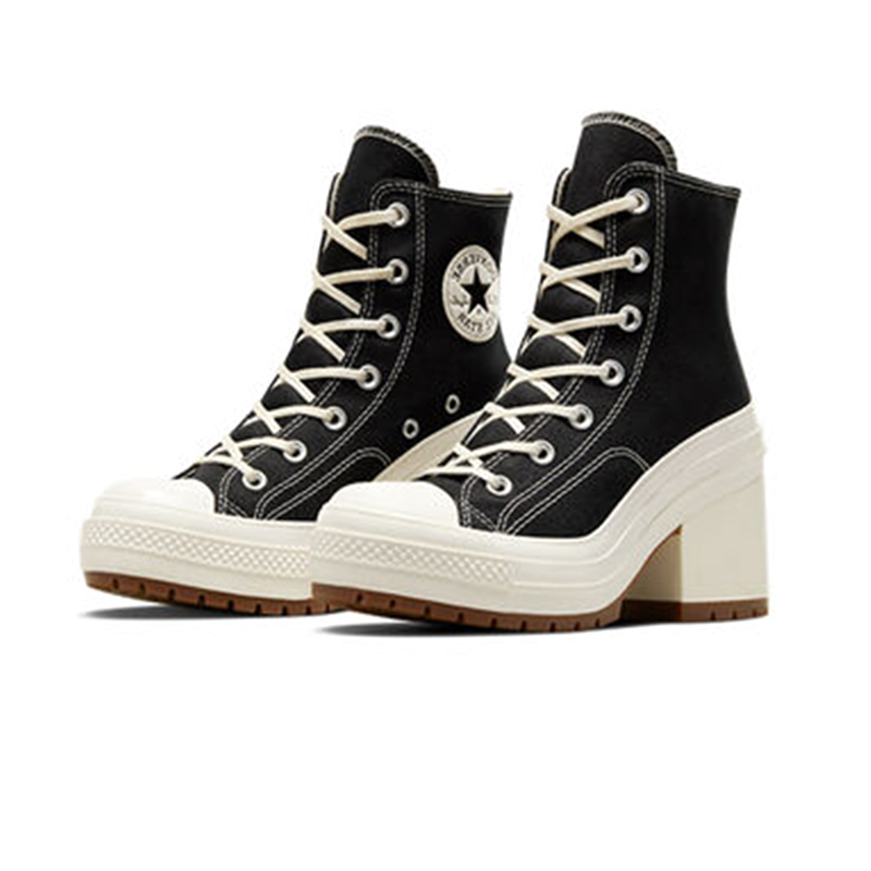 CONVERSE CHUCK 70 DE LUXE HEEL 高筒 高跟鞋 厚底 黑色 男女段 A05347C [台灣現貨]