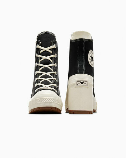 CONVERSE CHUCK 70 DE LUXE HEEL 高筒高跟鞋厚底黑色男女段A05347C