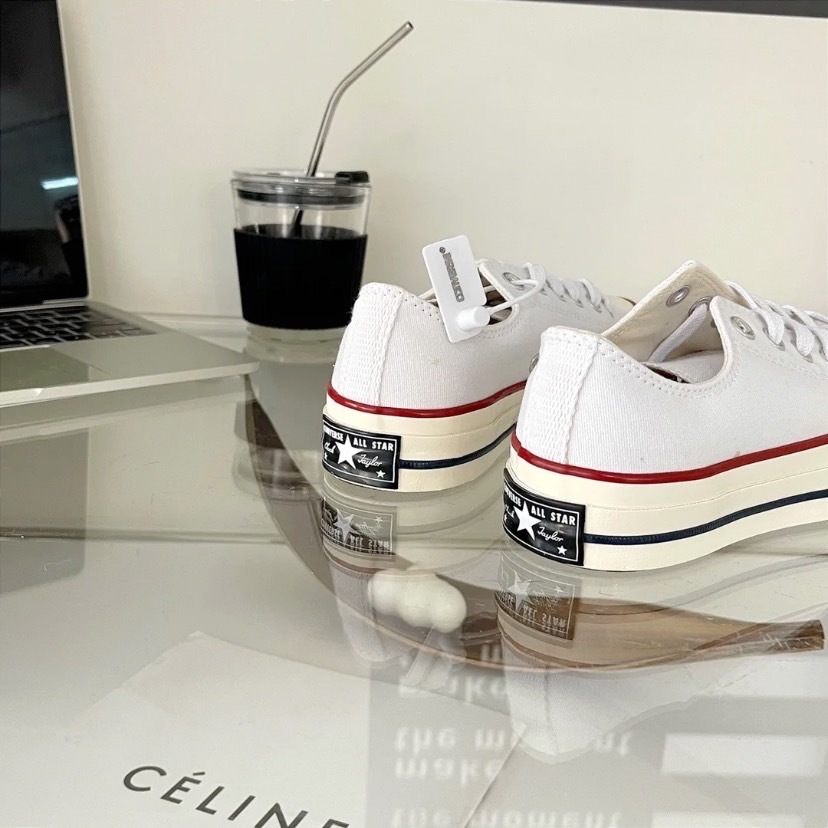 <任兩雙現折211>Converse Chuck Taylor 1970 帆布鞋 低筒 奶油底 白 (162065C)