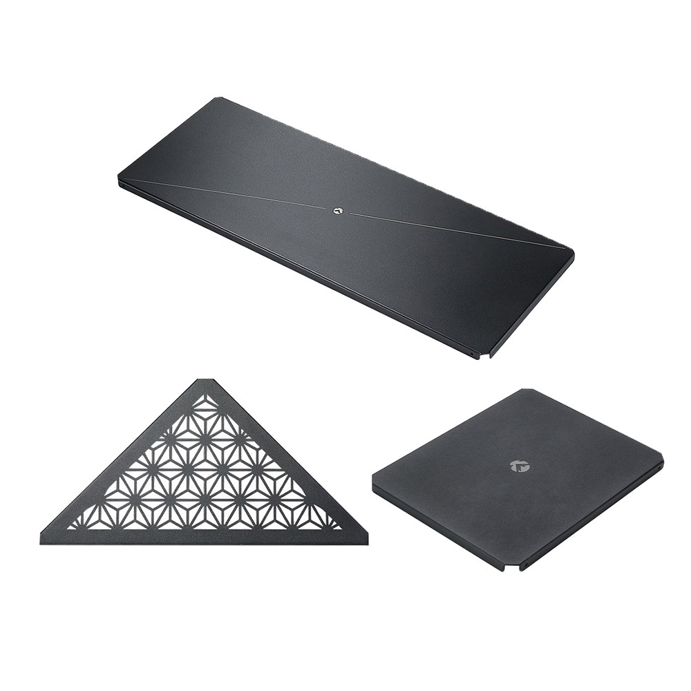 柯曼 落地置物架鋁合金桌板 三角轉角板 1/2天板