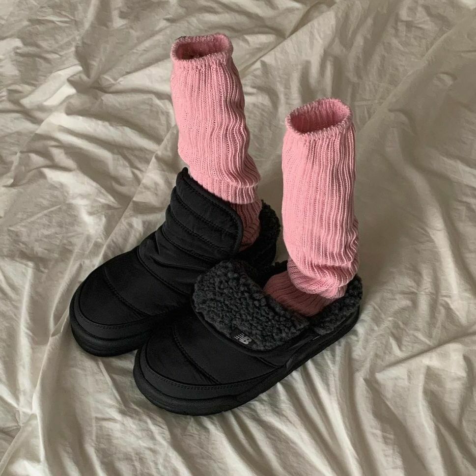 NEW BALANCE PUFLEE V2 NB 羊羔毛 懶人鞋 懶人拖 麵包鞋 秋冬 保暖 SD3405 / 現貨