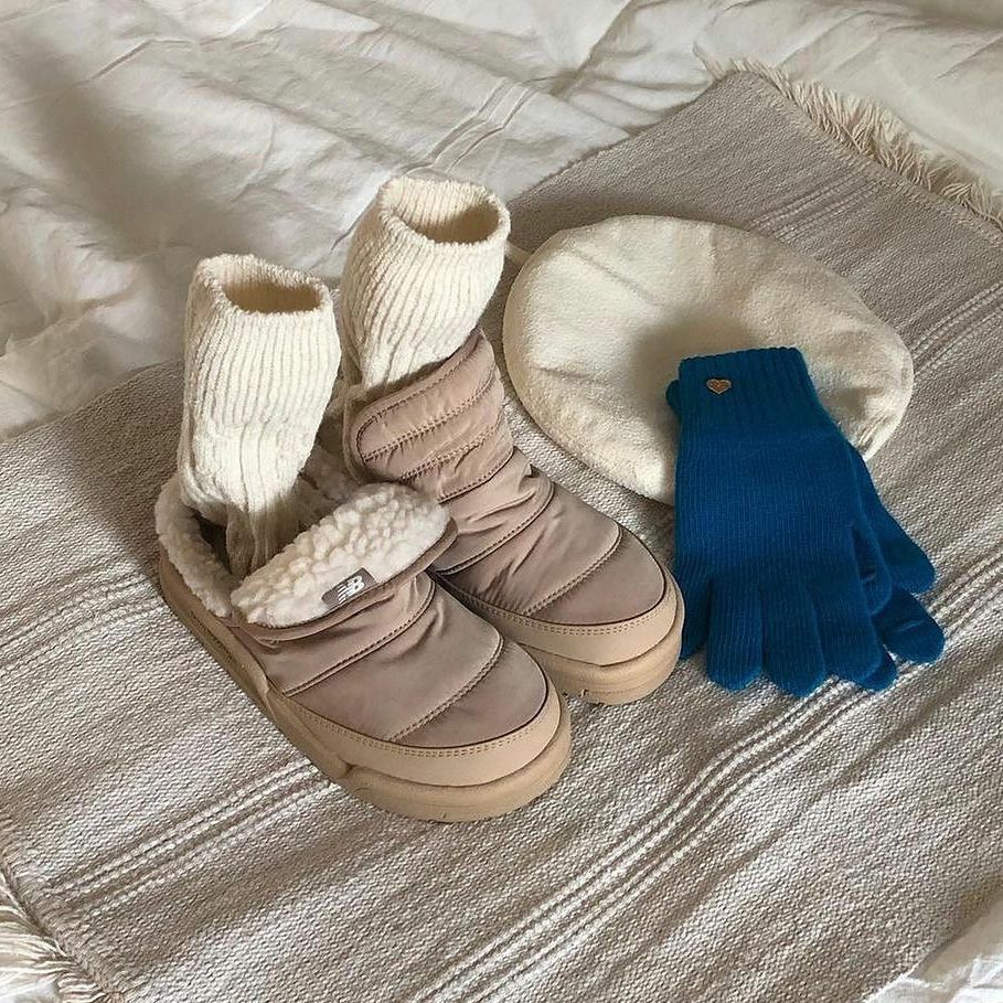 NEW BALANCE PUFLEE V2 NB 羊羔毛 懶人鞋 懶人拖 麵包鞋 秋冬 保暖 SD3405 / 現貨