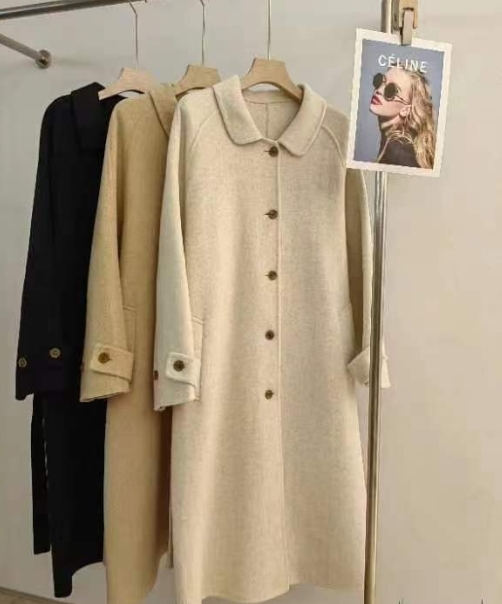 ᴋᴏʀᴇᴀ🇰🇷 <現貨> fu氣質款羊毛翻領收腰長版外套 (三色)