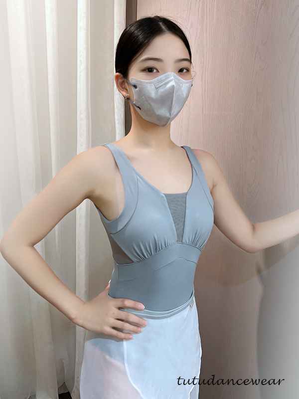 巴西 So Danca【SD-RDE-2430 網紗拼接背心舞衣】