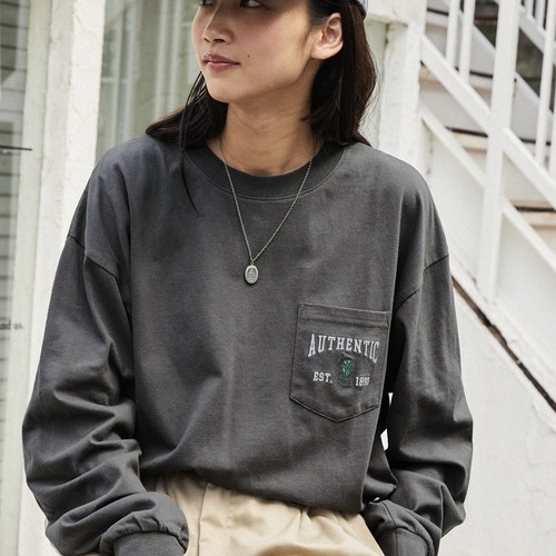 日本 U.S. POLO ASSN. 口袋 薄長袖 大學T