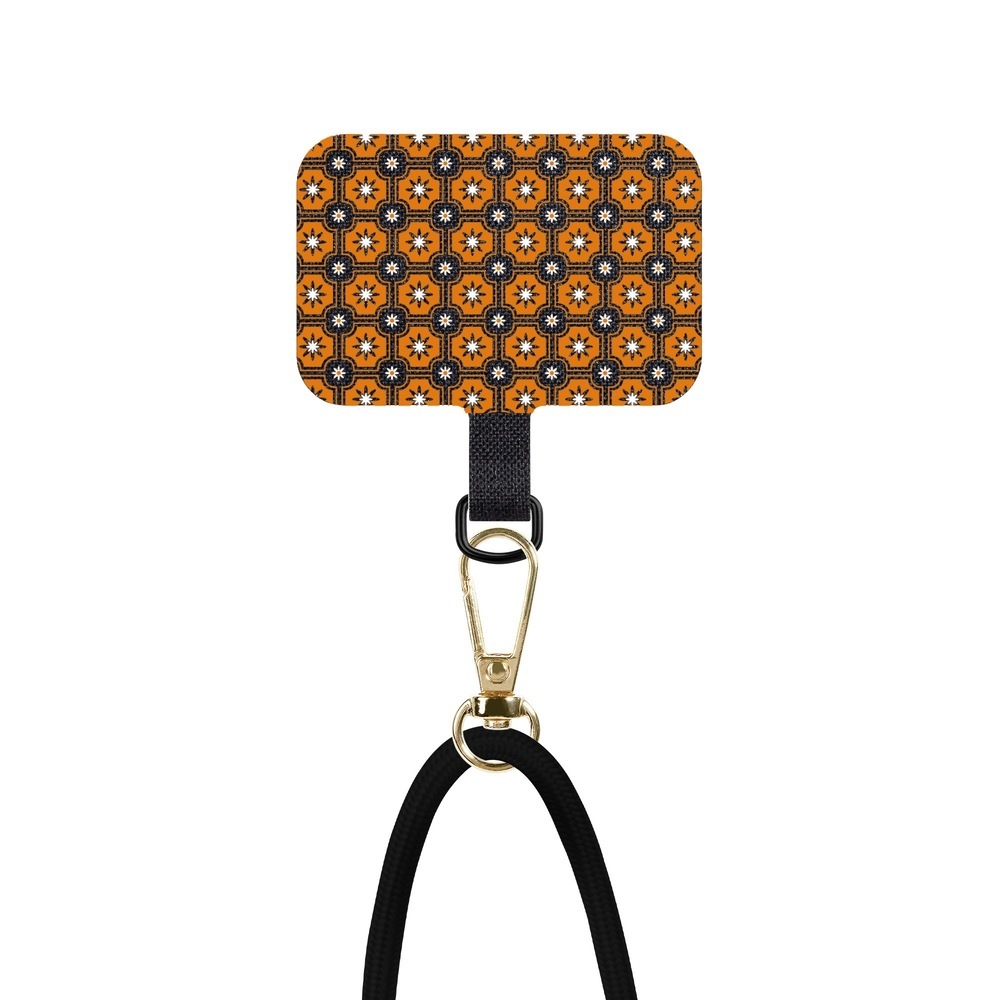 inblooom x The Hood Phone Strap With Patch 6.0mm/Old Ceramic Tile No.2/Sunny Yellow