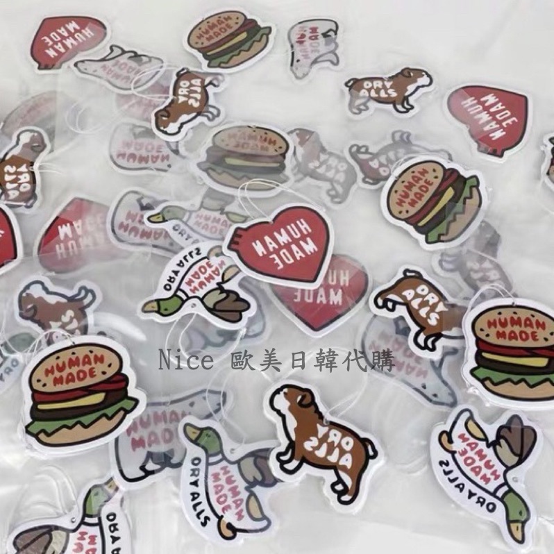 [Nice日韓歐美代購］HUMAN MADE包包掛架香片車載香薰 香片 居家香薰 禮品愛心北極熊