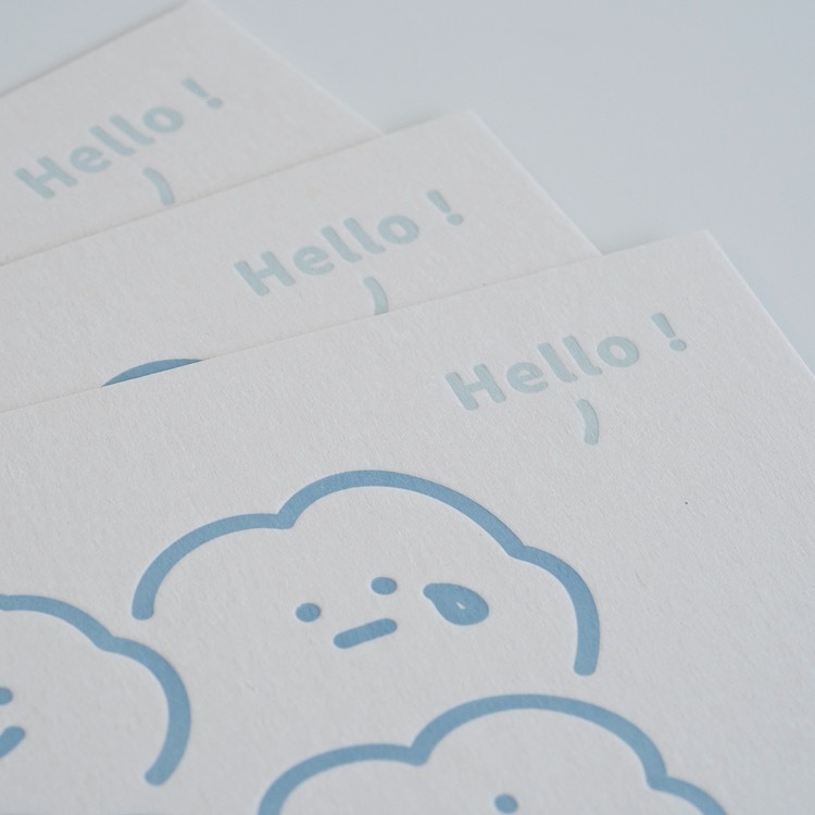 凸版印刷明信片 大頭喜怒哀樂