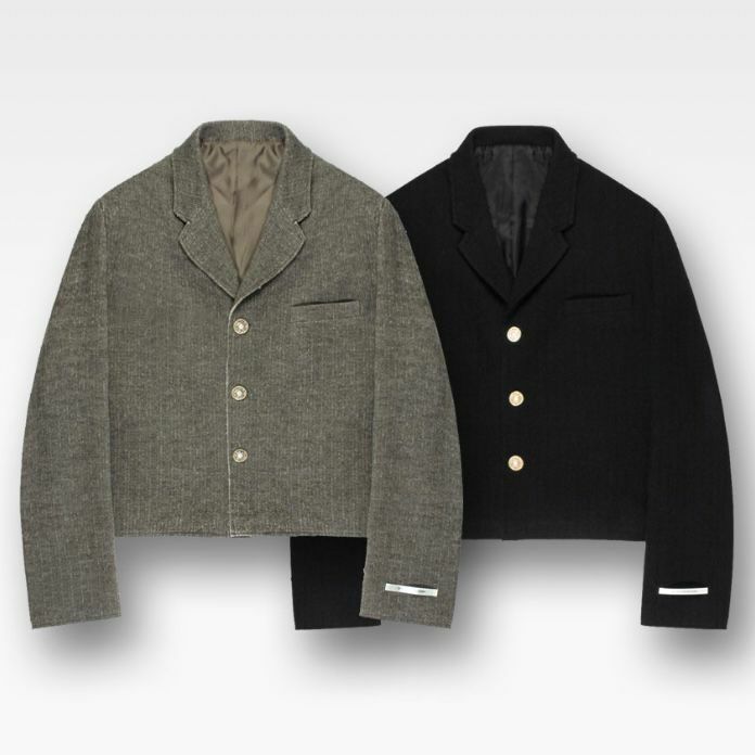 絨面短身西裝褸 D.B.Y.M-025JK