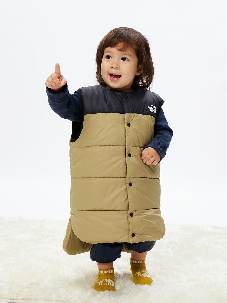 日本TNF寶寶防踢羽絨背心