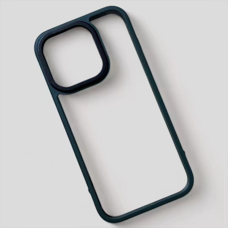 iPhone 15 手機殼 (綠色邊框)