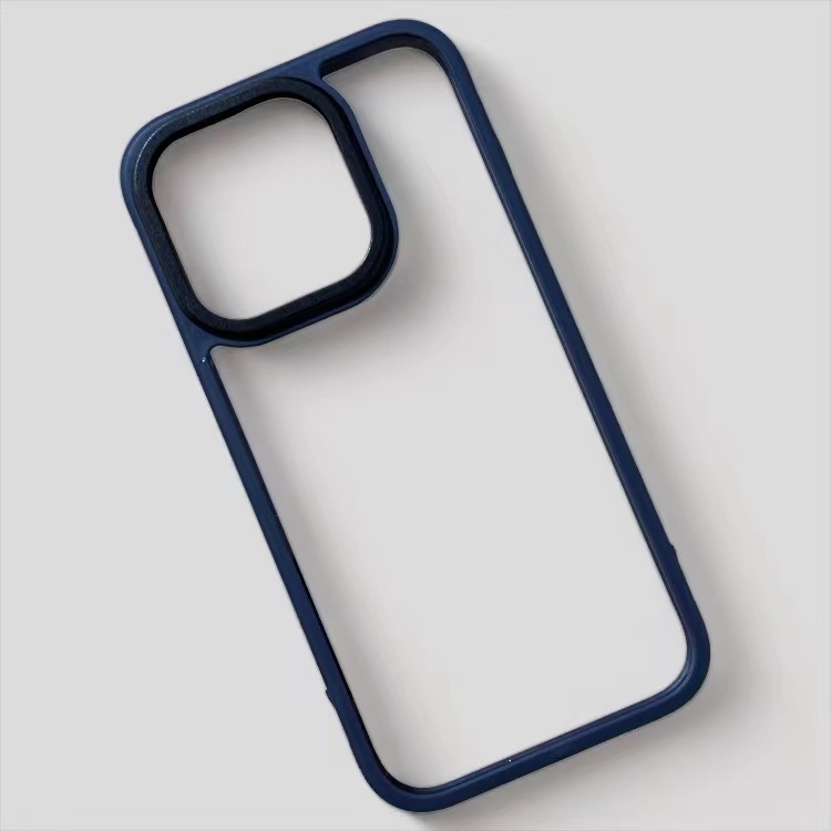 iPhone 15 手機殼 (藍色邊框)