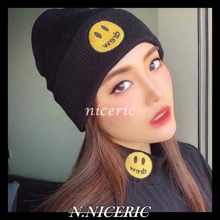 [Nice日韓歐美代購］極致好看小賈Drew House基礎笑臉系列毛線毛帽 質感炸裂❗️