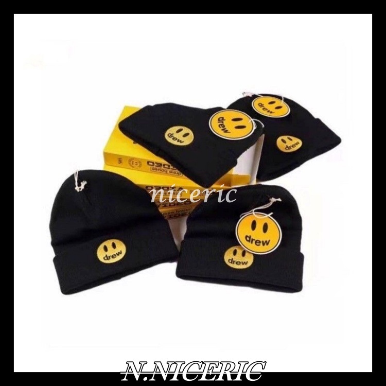 [Nice日韓歐美代購］極致好看小賈Drew House基礎笑臉系列毛線毛帽 質感炸裂❗️