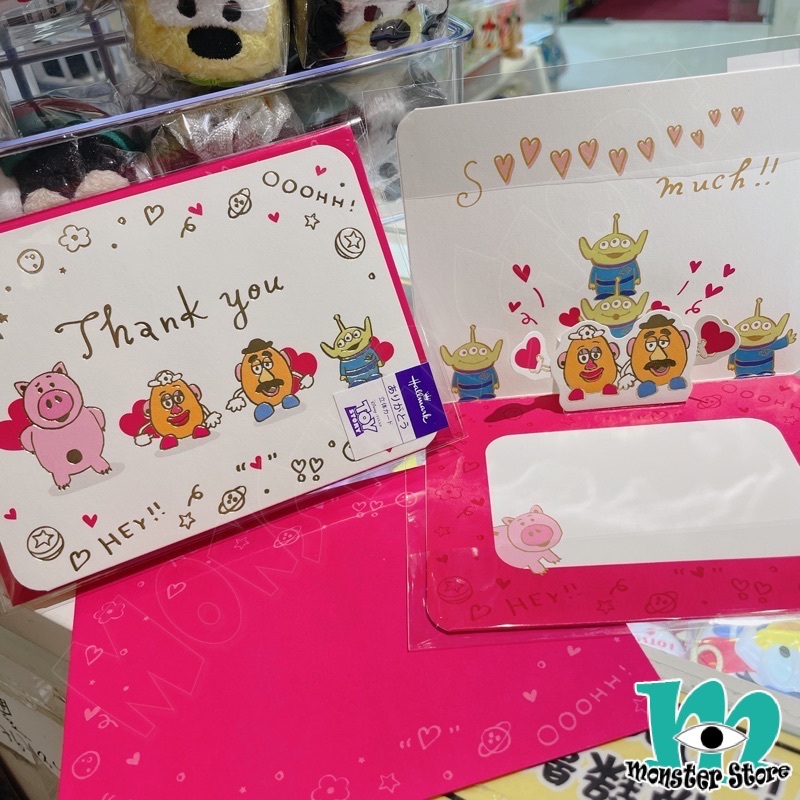 反斗奇兵人物立體感謝咭