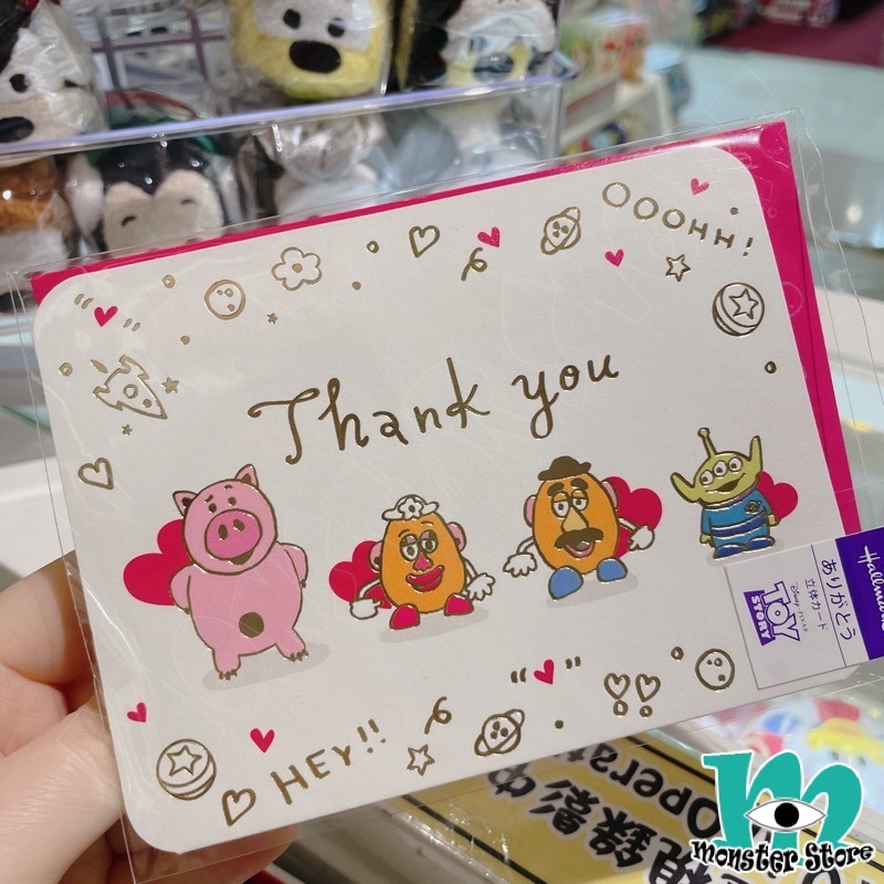 反斗奇兵人物立體感謝咭