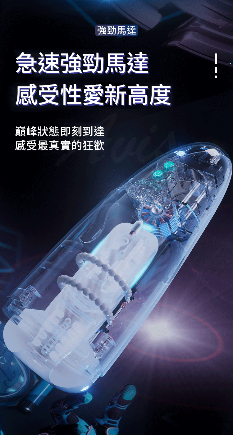 Wowyes Mr.B｜B3星艦 震動叫聲伸縮｜電動飛機杯