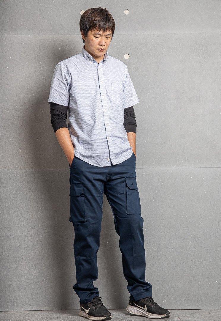 癸海GUIHAI│※多口袋※重磅耐磨微彈休閒工作褲│海軍藍【DSP302】