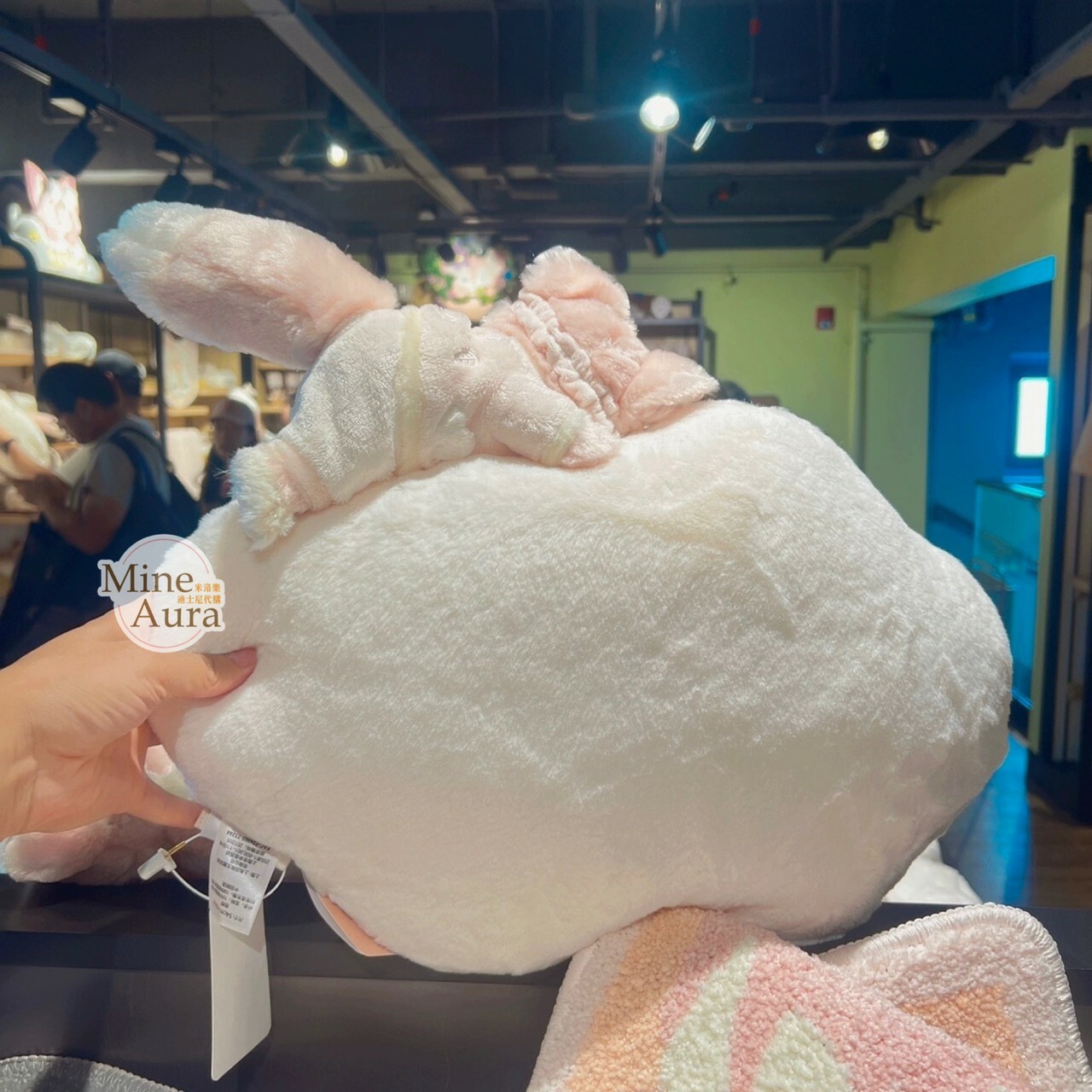 (限時特價) 玲娜貝兒 Lina bell 居家系列 趴趴 睡顏 雲朵造型 抱枕 靠墊 枕頭 -上海迪士尼樂園