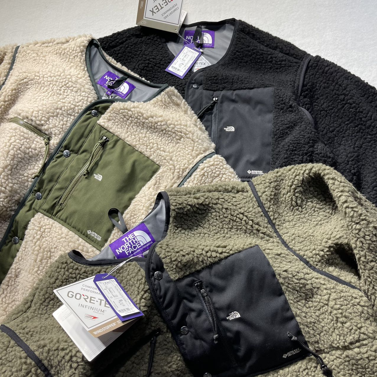 THE NORTH FACE PURPLE LABEL Wool Boa Fleece Field